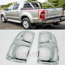 Cubierta de luz trasera cromada para TOYOTA HILUX VIGO 2012 2013 2014, accesorios de estilo de coche 2024 - compra barato