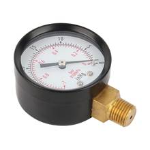 2 Inch Vacuum Pressure Gauge Air Compressor Water Oil Gas 1/4inch NPT Lower Mount MF Diameter Universal Vacuum Pressure Gauge 2024 - buy cheap