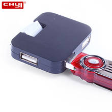 CHYI-concentrador de puertos USB 2,0 de alta velocidad para ordenador, divisor portátil, adaptador para PC, portátil y tableta, 4 puertos 2024 - compra barato