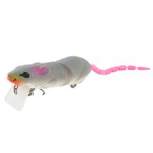 8cm/16g Artificial Fishing Lure Plastic Mouse Lure  Special Tail Design Rat Fishing Bait Fish Lure With Treble Hook Multi Jointe 2024 - buy cheap