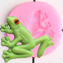 3D Frog Silicone Mold Animals Cupcake Topper Fondant Cake Decorating Tools Candy Polymer Clay Chocolate Gumpaste Moulds 2024 - buy cheap