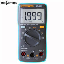 RICHMETERS RM098 Digital Multimeter 2000 counts Back light AC/DC Ammeter  voltage meter Voltmeter Ohm Portable  Meter 2024 - buy cheap