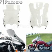 Novo pára-brisa termoplástico de motocicleta para suzuki boulevard m109r m50 m90 cruisers, defletor de vento 06-16 2024 - compre barato