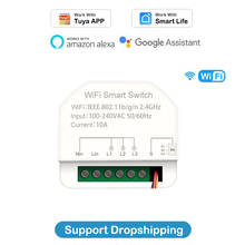 2/3gang MINI Wifi Tuya Smart Switch Timer Switches Compatible With APP Smart Life Tuya Alexa Google Home Smart Home Control 2024 - buy cheap