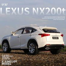 Lexus-Coche de aleación modelo NX200t a escala 1:32, juguete de construcción, regalo de cumpleaños y Navidad, envío gratis 2024 - compra barato