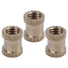 Injection Molding 3mm x 5mm x 4mm Fittings Knurl Thread Inserts 50 Pcs 2024 - buy cheap
