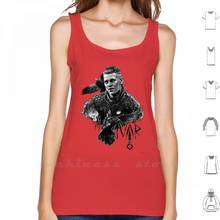 Ivar o desossado tank top colete sem mangas masculino feminino algodão ivar os vikings desossados ravens pagãos nórdicos mitologia preto e 2024 - compre barato