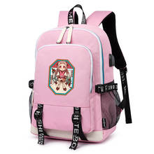 Toilet-bound hanako-kun dos desenhos animados mochila portátil oxford sacos de escola kawaii grande bookbag meninas sacos de ombro mochila feminina 2024 - compre barato