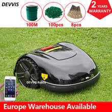 Two Year Warranty Smartphone APP Contorl Robot Lawn Mower E1600 With 6.6AH Li-ion Battery+100m wire+100pcs pegs 2024 - buy cheap