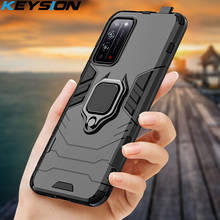 Keysion caso armadura à prova de choque para honra 9a 9c 9s 8s 8a anel suporte telefone volta capa para honor play 4 4t pro 2024 - compre barato