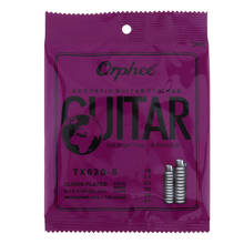 Orphee 6pcs/set Acoustic Guitar Strings Special Silver Plated Anti-Rust Hexagonal core+8% Nickel Extra Light TX620-S 2024 - buy cheap