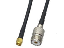 Conector macho y hembra RG58 UHF SO239, conector Coaxial RF, Cable de puente, 6 pulgadas ~ 5M, 1 ud. 2024 - compra barato