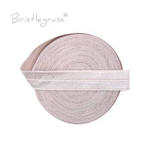 BRISTLEGRASS 5 Yard 5/8" 15mm Carmandy Solid FOE Fold Over Elastics Spandex Satin Kids Hairband Headbands Lace Trims Tutu Sewing 2024 - buy cheap