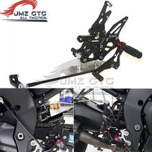 Conjunto de retrovisores para motocicleta cnc, ajustável, apoio para os pés, para yamaha fz1 2006 07 08 09 10 11 12 13 2014 fz8 2016-2018 2024 - compre barato