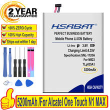 Top Brand 100% New 5200mAh TLp035AJ TLp035A1 Battery for Alcatel One Touch N1 MAX For TCL M823 Batteries 2024 - buy cheap