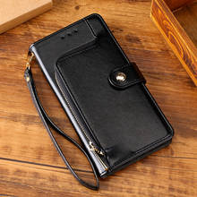 Leather Wallet Flip Cover For Oppo Realme 1 3pro RENO Z Silicon Cover Stand Zipper Case F11 Pro AX5S F9 K1 coque holder 2024 - buy cheap