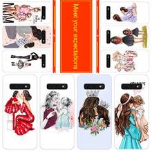 Soft Case For Samsung Galaxy S30 S20 S11 S10 S9 S8 Plus Cover S7 Edge S10e Uitra Beautiful mother lovely daughter son 2024 - buy cheap