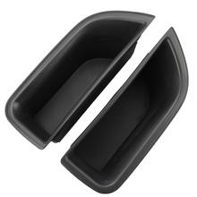 Contenedor con reposabrazos para puerta Delantera de coche Volvo, caja de almacenamiento con soporte, organizador, accesorios de estilo, para Volvo S80, XC70, V70 2024 - compra barato