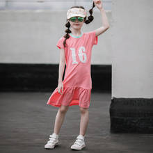 4 To 16 Years New Arrival 2020 Summer Stripe Girls Dresses Fashion Children Pure Cotton Dresses Baby Girls Casual Dresses, #8583 2024 - buy cheap