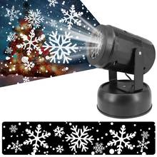 ZUCZUG Christmas Snowflake Laser Light Snowfall Projector Moving Snow  Garden Laser Projector Lamp For New Year Party decor 2024 - buy cheap