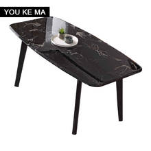 Modern Natural Black Rose stone marble dining-table home type  simple and light luxury dining table 2024 - buy cheap