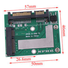 Adaptador MSATA SSD a SATA 6.0gps de 2,5 pulgadas, tarjeta de módulo convertidor, Mini Pcie Ssd, venta al por mayor, 2021 2024 - compra barato