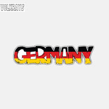 Volkrays Fashion Car Sticker Helmet Germany Flag Slogan Accessories Reflective Waterproof Motorcycle Vinyl Decal,2cm*11cm 2024 - buy cheap