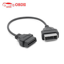 Cabo adaptador de diagnóstico para nissan, 14pin, obd2, de 14 pinos a 16 pinos, fêmea, para scanner 2024 - compre barato