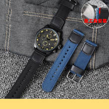 Ремешок спортивный для наручных часов, нейлоновый браслет для Samsung Galaxy 46 мм Watch 3 band 41 мм 45 мм Gear S3 Frontier, Amazfit Huawei GT, 22 мм 20 мм 2024 - купить недорого