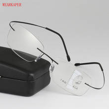 Wedarkaper óculos de leitura com zoom progressivo, óculos para presbiopia e hipermetropia multifocal de liga de titânio, para homens e mulheres 2024 - compre barato