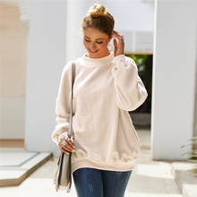 Ymwmhu 2021 New Cotton Women's Sweatshirt Long Sleeve O-neck Autumn and Winter Hoodies Pullover Sweatshirts Oversize Clothes Top 2024 - buy cheap