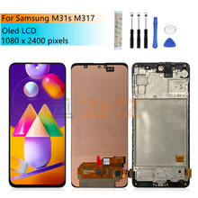 Pantalla LCD OLED para Samsung Galaxy M31S, montaje de digitalizador con pantalla táctil para Samsung M317, piezas de reparación 2024 - compra barato