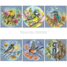 Colorful bird patterns Counted Cross Stitch 11CT 14CT DIY wholesale Chinese Cross Stitch Kits Embroidery Needlework Sets 2024 - buy cheap