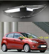 Для Ford Fiesta 2009 2010 2011 2012 Автомобильная фара Налобная линза Автомобильная крышка 2024 - купить недорого