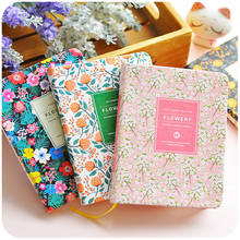 2021 New Arrival PU Leather Floral Flower Schedule Book Diary Weekly Planner Notebook School Office Supplies Kawaii Stationery 2024 - buy cheap