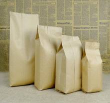 Bolsas pequeñas de papel Kraft reciclables, bolsa de almacenamiento con sellado térmico, bolsas de envasado al vacío, 100 piezas 2024 - compra barato