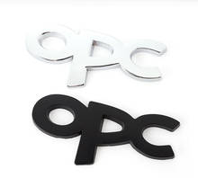 Эмблема-наклейка на автомобиль значок наклейки OPC логотип металлическая передняя решетка для Opel Corsa OPC Line Insignia Astra Zafira OPC Экстремальный Стиль 2024 - купить недорого