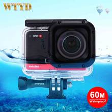 PULUZ 60m Underwater Depth Diving Case Waterproof Camera Housing for Insta360 ONE R Sport Camera Waterproof Protective Case 2024 - buy cheap