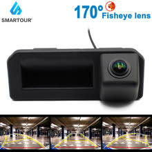 HD Dynamic Trajectory Lines Tracks Fisheye Trunk Handle Switch Rear View Camera For 2018 Audi Q2 Q5L A5 Skoda Karoq Cayenne Bora 2024 - buy cheap