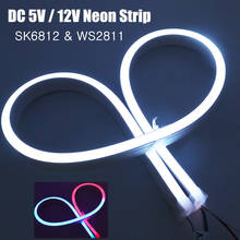 RGB Neon Strip 5V SK6812 Full Color Individually Addressable Waterproof DC 12V WS2811 5050 Flexible LED Strip Lights 2024 - buy cheap
