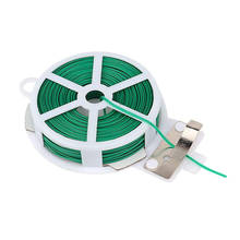 Garden Twist Tie Cable Tie Plastic Cable Tie Wire Cable Reel With Cutter Gardening Plant Bush Flower Cable Tie 20/50/100M 2024 - buy cheap