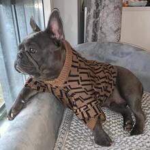 Suéter con capucha para mascota, ropa de moda para perro Bulldog francés, Pug, chaqueta de peluche, abrigo de invierno para mantener el calor, suéter para gato 2024 - compra barato