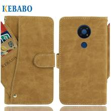 Cartera de cuero Vintage para Nokia C5 Endi, funda con tapa de 6,52 pulgadas, con ranuras para tarjetas, Fundas protectoras de teléfono magnéticas 2024 - compra barato