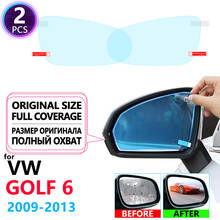 Full Cover Anti Fog Rainproof Film Rearview for Volkswagen VW Golf 6 MK6 5K 2009~2013 Car Stickers Accessories 2010 2011 2012 2024 - buy cheap