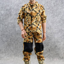 Escala 1/6 homens e meninos roupas de camuflagem, uniforme masculino para fechar roupas de trabalho para boneco corporal de 12 ", brinquedo de boneco 2024 - compre barato