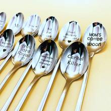 Stainless Steel Dinnerware Set Spoon Tea Spoon Long Handle Tea Coffee Spoons Ice Cream Cutlery Stainless Steel Kitchen Tool 2024 - buy cheap