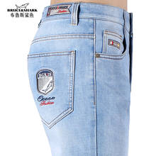 Novo jeans masculino de inverno acetinado, calça jeans de algodão de alta qualidade с c para homens, moda casual e tendência para jovens, jeans de alta qualidade 2024 - compre barato