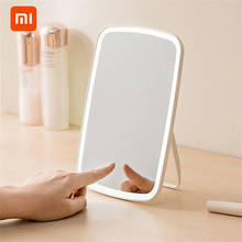 Умное зеркало для макияжа xiaomi Mijia, оригинальное, портативное, настольная светодиодная лампа, портативное складное зеркало для стола 2024 - купить недорого