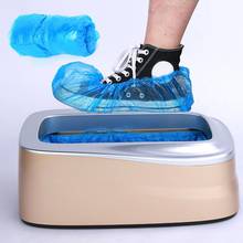 Máquina automática de cobertura de sapatos, aparelho descartável inteligente para embrulhar sapato, ferramentas para casa, escritório 2024 - compre barato