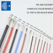 SHNEGPAI 2m 5m High Quality High Temperature Resistant 200 Degrees Soft Silicone Wire 22AWG 24AWG 26AWG 28AWG Silicone Wire 2024 - купить недорого